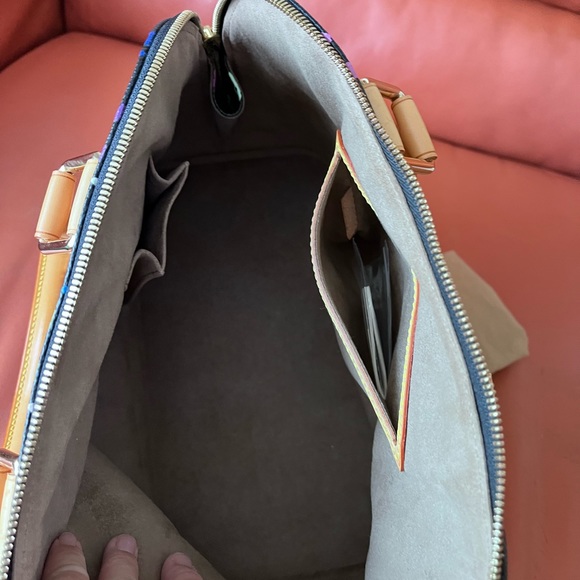 Authentic Louis Vuitton Alma Multicoloured black - Picture 8 of 10